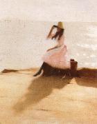 Philip Wilson Steer, Young woman on the Beach